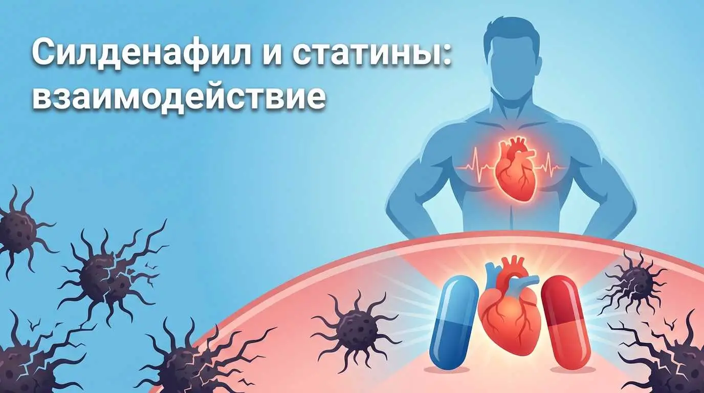 Силденафил и статины: взаимодействие