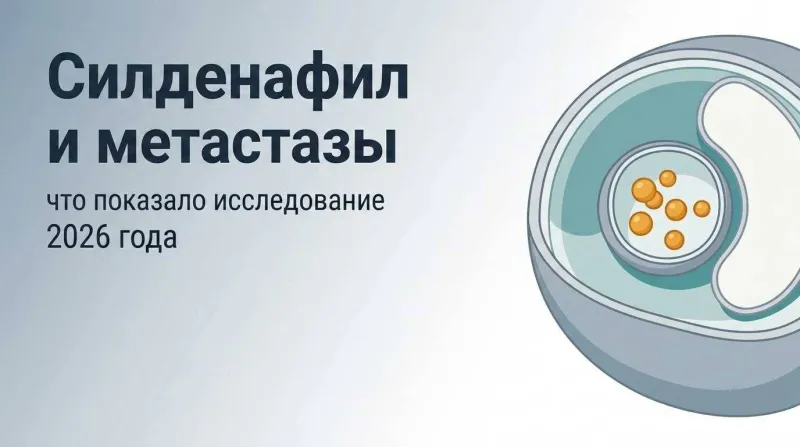 Силденафил блокирует метастазы? Что показало исследование 2026 года