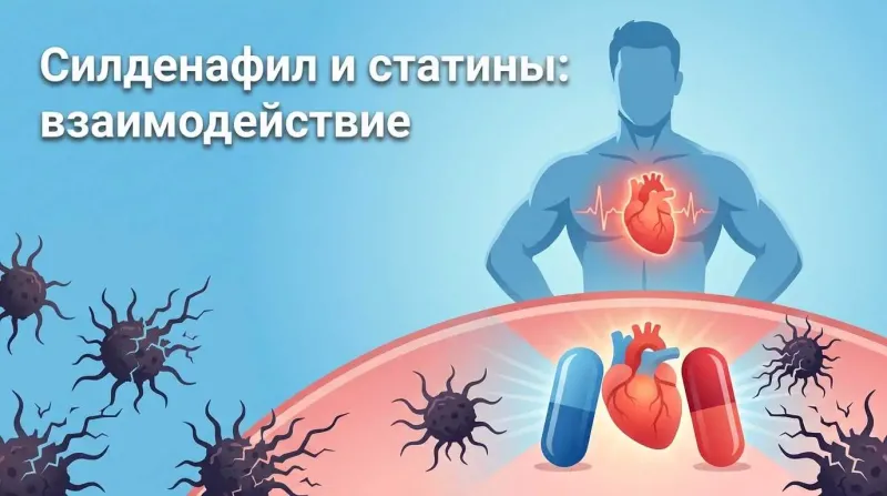 Силденафил и статины: взаимодействие